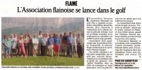 Article duDauphiné Libéré, 26 août 2010